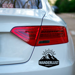 zaqiz Wanderlust Sticker – Adventure in Every Horizon