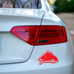 Stylish Globe Trotter Decal for Vehicles