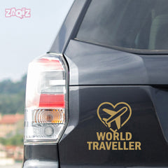 zaqiz World Traveller Sticker – Fly with Passion