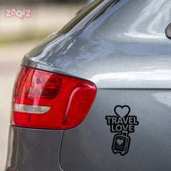 zaqiz Travel Love Sticker – Journey with Heart