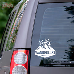 zaqiz Wanderlust Sticker – Adventure in Every Horizon
