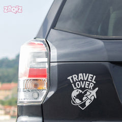 zaqiz Travel Lover Sticker – Explore the World with Heart