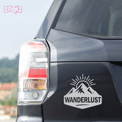 zaqiz Wanderlust Sticker – Adventure in Every Horizon