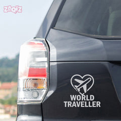 zaqiz World Traveller Sticker – Fly with Passion