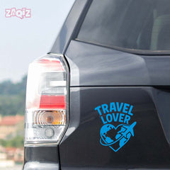 zaqiz Travel Lover Sticker – Explore the World with Heart