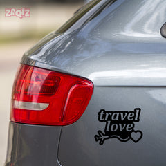 zaqiz Travel Love Sticker – Wanderlust in Style