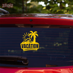 zaqiz Vacation Sticker – Tropical Escape Vibes