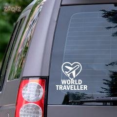 zaqiz World Traveller Sticker – Fly with Passion