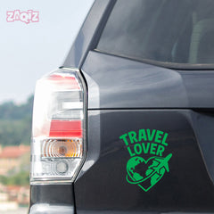 zaqiz Travel Lover Sticker – Explore the World with Heart