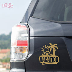 zaqiz Vacation Sticker – Tropical Escape Vibes