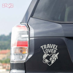zaqiz Travel Lover Sticker – Explore the World with Heart