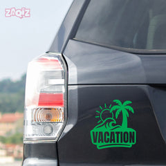 zaqiz Vacation Sticker – Tropical Escape Vibes