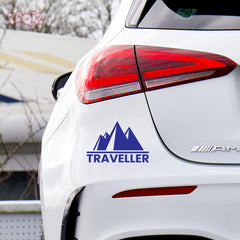 Traveller Life Badge for Bikes and Cars