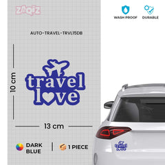 zaqiz Travel Love Sticker – Fly with Passion