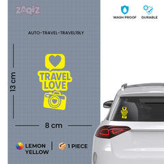 zaqiz Travel Love Sticker – Capture Every Moment