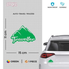 Stylish Globe Trotter Decal for Vehicles