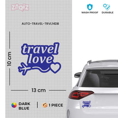 zaqiz Travel Love Sticker – Wanderlust in Style