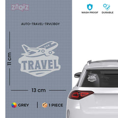zaqiz Travel Sticker – Take Off to New Adventures