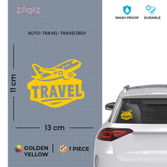 zaqiz Travel Sticker – Take Off to New Adventures