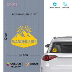 zaqiz Wanderlust Sticker – Adventure in Every Horizon