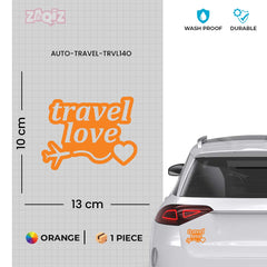 zaqiz Travel Love Sticker – Wanderlust in Style