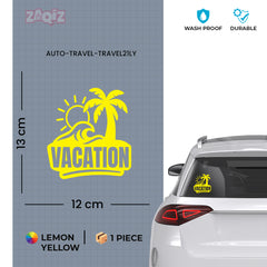 zaqiz Vacation Sticker – Tropical Escape Vibes