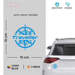 Travel More Badge for Laptops and Vehicles