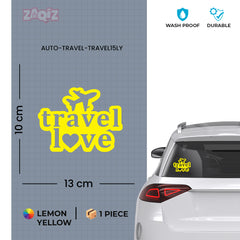 zaqiz Travel Love Sticker – Fly with Passion