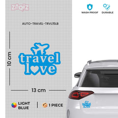 zaqiz Travel Love Sticker – Fly with Passion