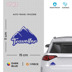 Stylish Globe Trotter Decal for Vehicles