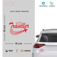 Explore the World Traveller Sticker