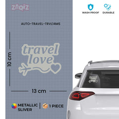 zaqiz Travel Love Sticker – Wanderlust in Style