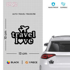 zaqiz Travel Love Sticker – Fly with Passion