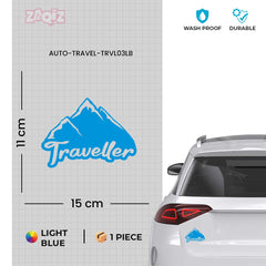Stylish Globe Trotter Decal for Vehicles
