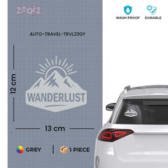 zaqiz Wanderlust Sticker – Adventure in Every Horizon