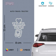 zaqiz Travel Love Sticker – Journey with Heart