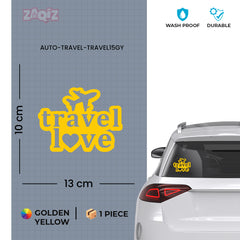 zaqiz Travel Love Sticker – Fly with Passion