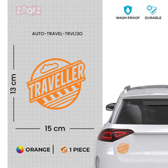 Roaming Free Traveller Emblem for Cars
