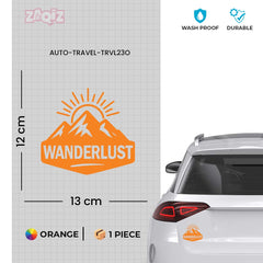 zaqiz Wanderlust Sticker – Adventure in Every Horizon