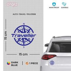Travel More Badge for Laptops and Vehicles