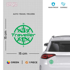 Travel More Badge for Laptops and Vehicles
