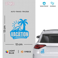 zaqiz Vacation Sticker – Tropical Escape Vibes