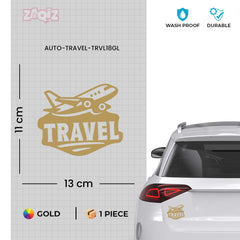 zaqiz Travel Sticker – Take Off to New Adventures