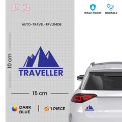 Traveller Life Badge for Bikes and Cars