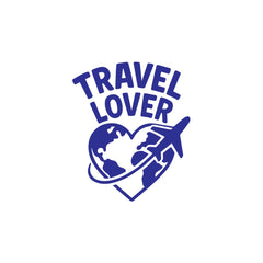 zaqiz Travel Lover Sticker – Explore the World with Heart