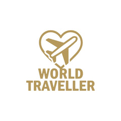 zaqiz World Traveller Sticker – Fly with Passion