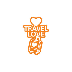 zaqiz Travel Love Sticker – Journey with Heart