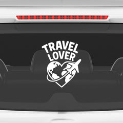 zaqiz Travel Lover Sticker – Explore the World with Heart