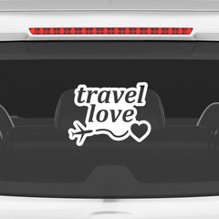 zaqiz Travel Love Sticker – Wanderlust in Style