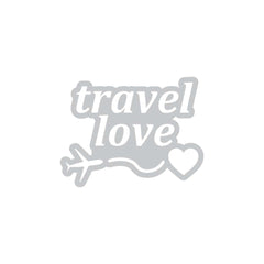 zaqiz Travel Love Sticker – Wanderlust in Style